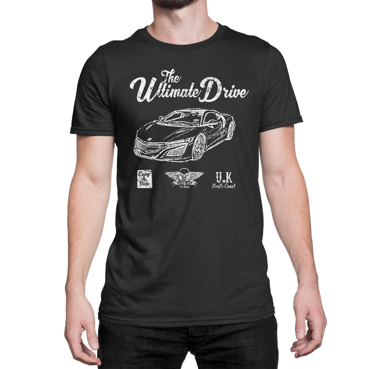 JL Ultimate Illustration For A Honda NSX 2017 Motorcar Fan T-shirt