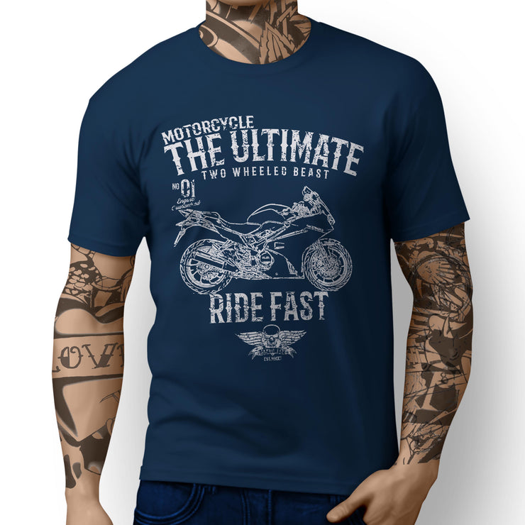 JL Ultimate Illustration For A Honda VFR800F Motorbike Fan T-shirt