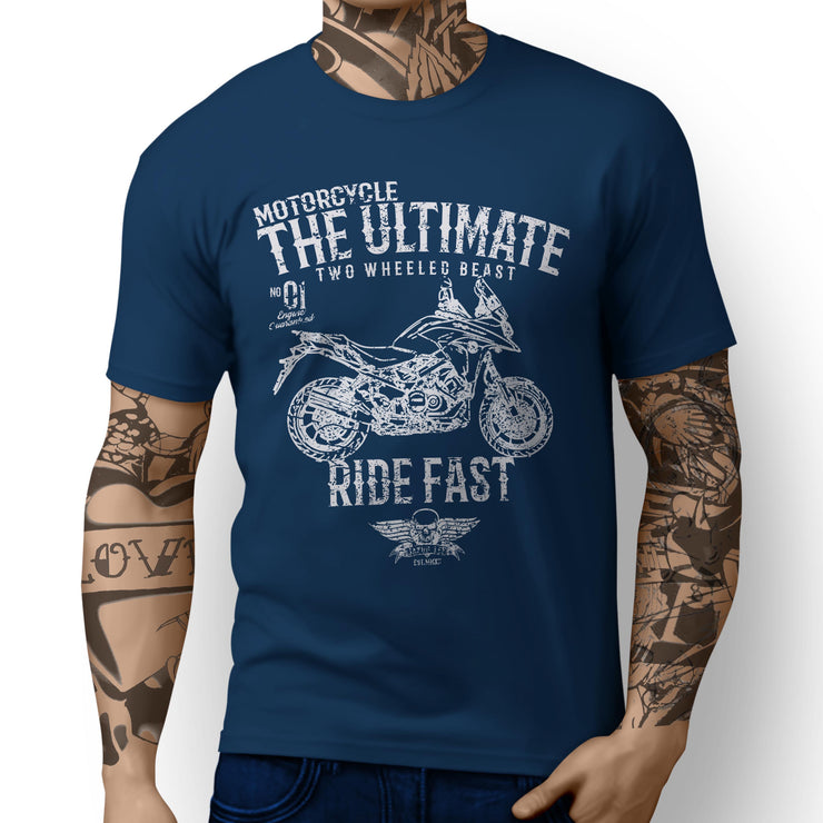 JL Ultimate Illustration For A Honda VFR800X Crossrunner Motorbike Fan T-shirt