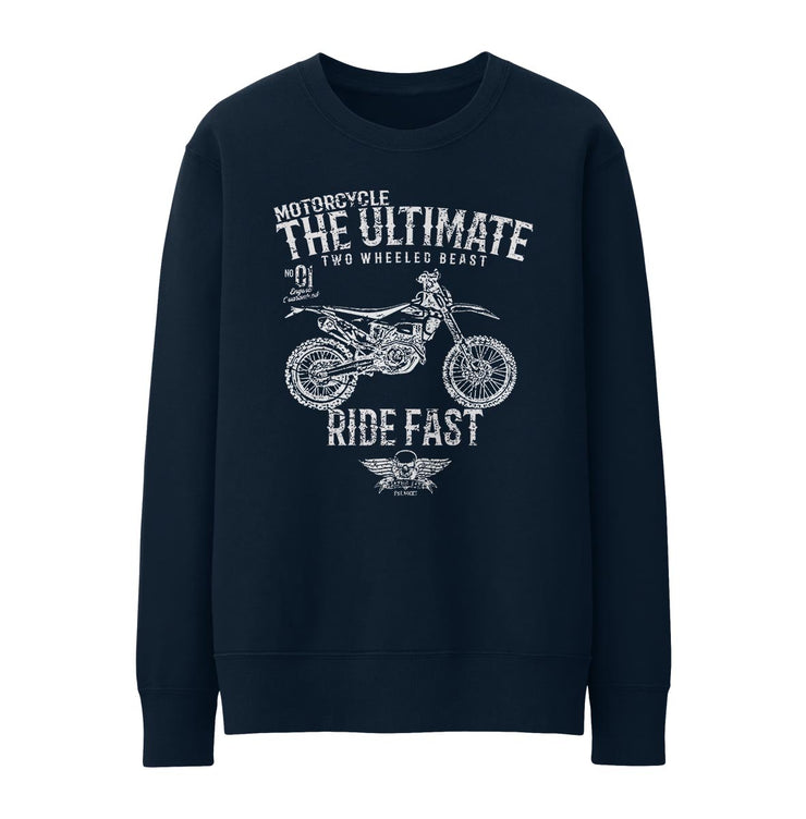 JL Ultimate Illustration For A Husqvarna FE 450 Motorbike Fan Jumper