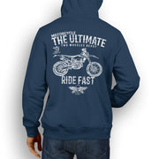 JL Ultimate Illustration For A Husqvarna FE 450 Motorbike Fan Hoodie