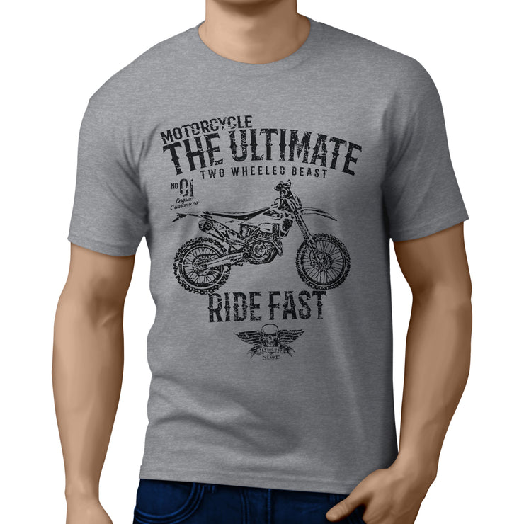 JL Ultimate Illustration For A Husqvarna FE 450 Motorbike Fan T-shirt