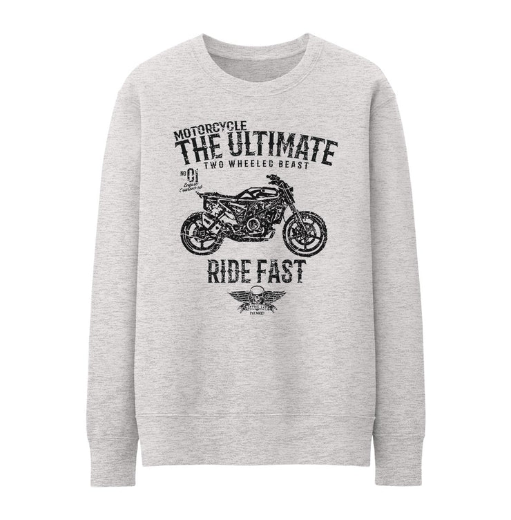 JL Ultimate Illustration For A Husqvarna Svartpilen 701 Motorbike Fan Jumper