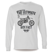 JL Ultimate Illustration For A Husqvarna TC 125 Motorbike Fan LS-Tshirt