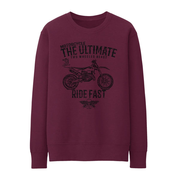 JL Ultimate Illustration For A Husqvarna TX 300i Motorbike Fan Jumper