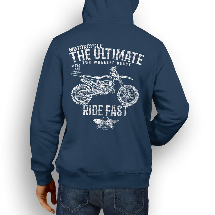 JL Ultimate Illustration For A Husqvarna TX 300i Motorbike Fan Hoodie