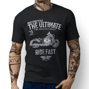 JL Ultimate Illustration For A Indian Chief Dark Horse Motorbike Fan T-shirt