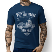 JL Ultimate Illustration For A Indian Chief Vintage Motorbike Fan T-shirt