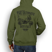 JL Ultimate illustration for a KTM 1290 Super Adventure Motorbike fan Hoodie
