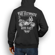 JL Ultimate illustration for a KTM 1290 Super Adventure Motorbike fan Hoodie