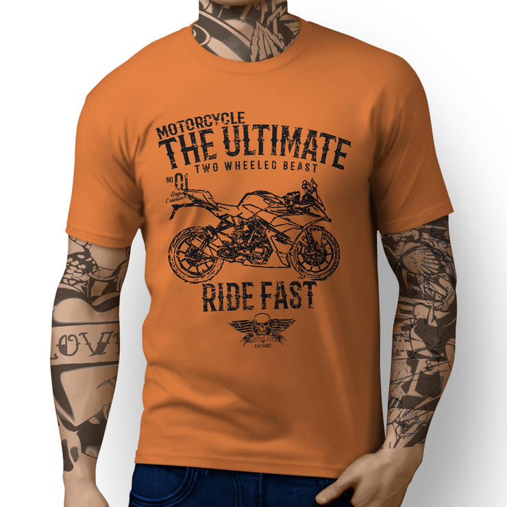 JL Ultimate illustration for a KTM RC390 Motorbike fan T-shirt