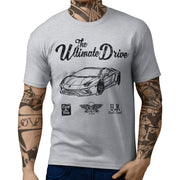 JL Ultimate Illustration For A Lambo Aventador S Roadster Motorcar Fan T-shirt