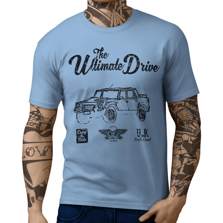 JL Ultimate Illustration For A Lambo LM002 Motorcar Fan T-shirt