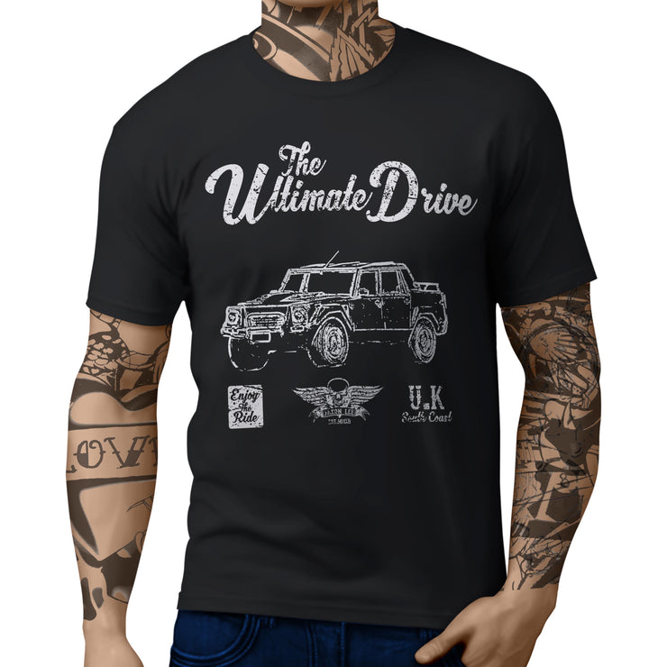 JL Ultimate Illustration For A Lambo LM002 Motorcar Fan T-shirt
