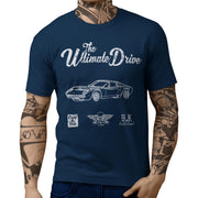 JL Ultimate Illustration For A Lambo Miura Motorcar Fan T-shirt