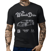 JL Ultimate Illustration For A Lambo Sesto Elemento Motorcar Fan T-shirt