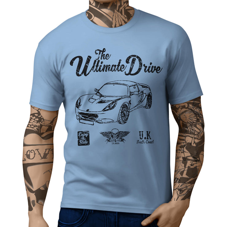 JL* Ultimate Illustration For A Lotus Elise Motorcar Fan T-shirt