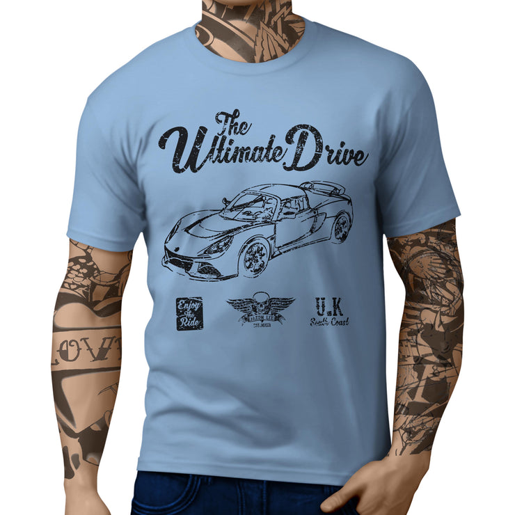 JL Ultimate Illustration For A Lotus Exige Motorcar Fan T-shirt