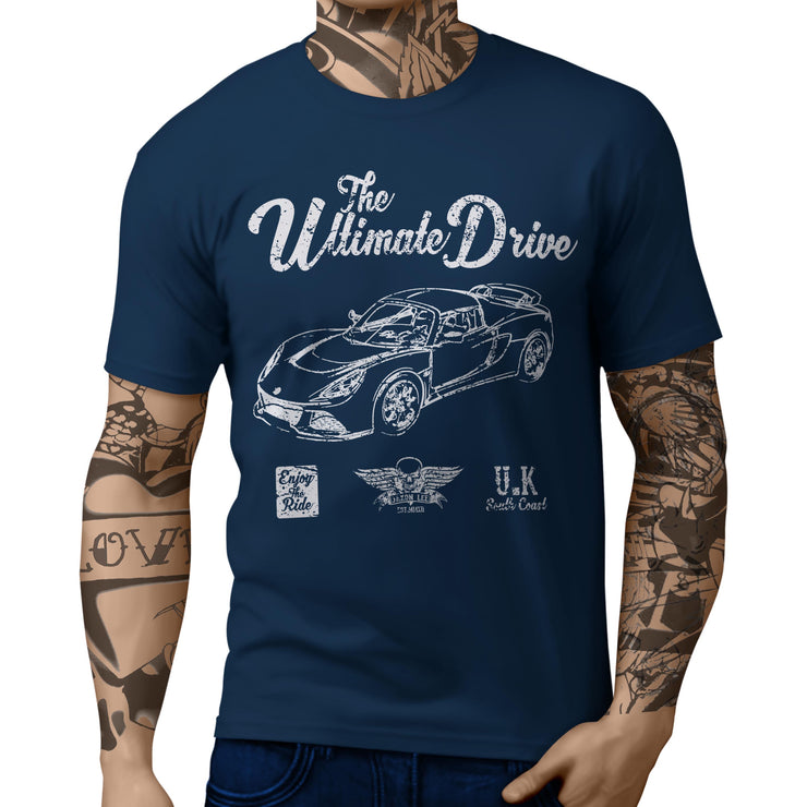 JL Ultimate Illustration For A Lotus Exige Motorcar Fan T-shirt