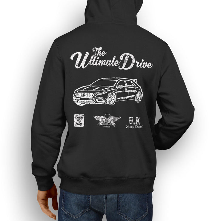 JL Ultimate Illustration For A Mercedes Benz AMG A45 S Motorcar Fan Hoodie