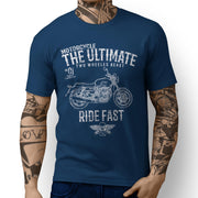 JL Ultimate Illustration For A Moto Guzzi V7III Stone Motorbike Fan T-shirt