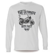 JL Ultimate Illustration For A Moto Guzzi V85 TT Motorbike Fan LS-Tshirt