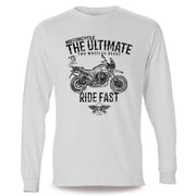JL Ultimate Illustration For A Moto Guzzi V85 TT Motorbike Fan LS-Tshirt