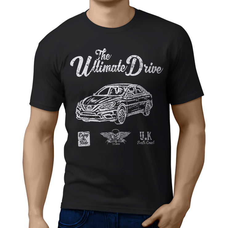 JL Ultimate Illustration For A Nissan Sentra Motorcar Fan T-shirt