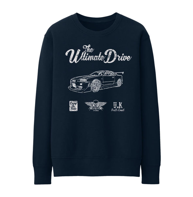 JL Ultimate Illustration For A Nissan Skyline R34 GT-R Motorcar Fan Jumper