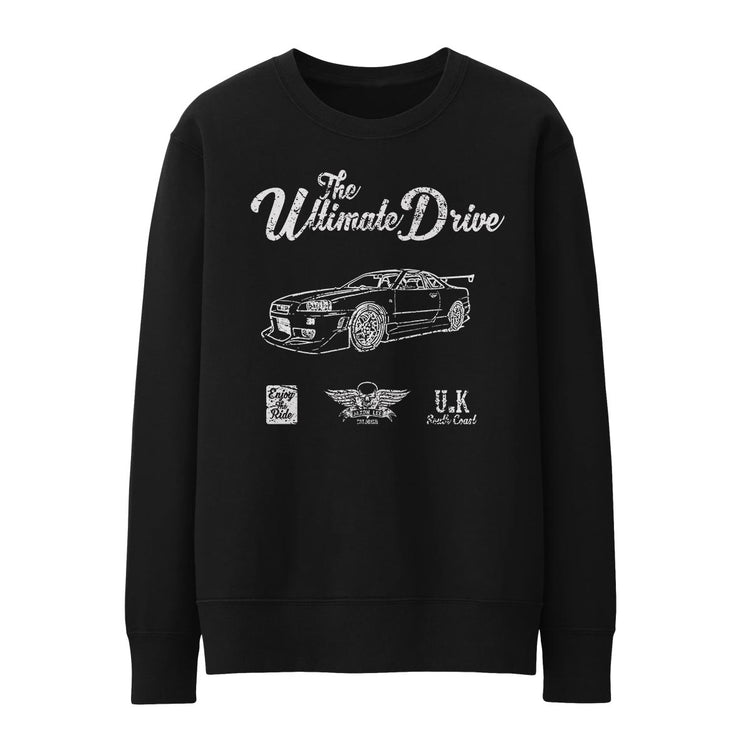 JL Ultimate Illustration For A Nissan Skyline R34 GT-R Motorcar Fan Jumper