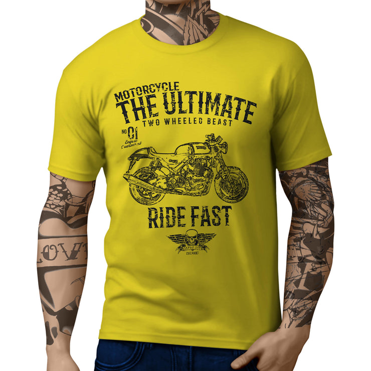 JL* Ultimate Illustration For A Norton Commando 961 Sport Motorbike Fan T-shirt