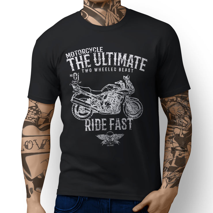 JL Ultimate Illustration For A Suzuki Bandit 1250SA 2012 Motorbike Fan T-shirt