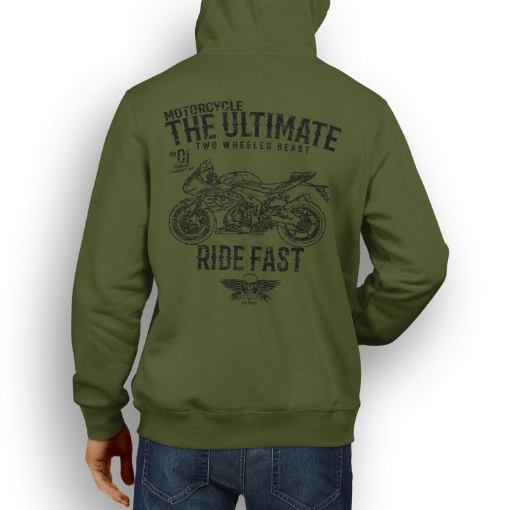 JL Ultimate Illustration For A Suzuki GSXR 1000 R 2017 Motorbike Fan Hoodie