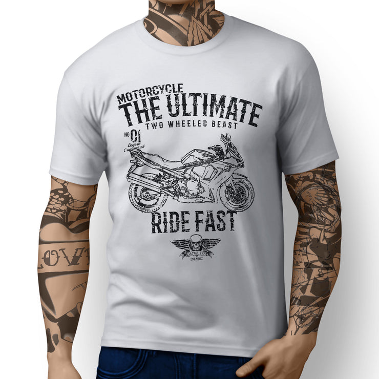 JL Ultimate Illustration For A Suzuki GSX 650FA 2014 Motorbike Fan T-shirt