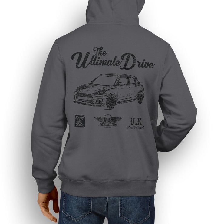 JL Ultimate Illustration For A Suzuki Swift Sport Motorcar Fan Hoodie