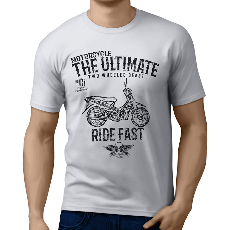 JL Ultimate Illustration For A Sym Bonus 110 Motorbike Fan T-shirt