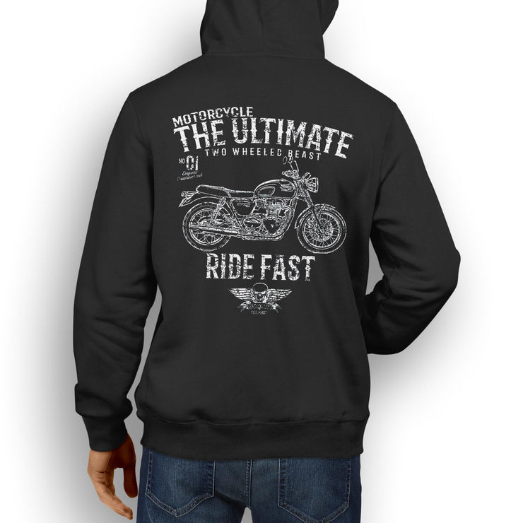JL Ultimate Art Hood aimed at fans of Triumph Bonneville T100 Motorbike