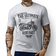 JL* Ultimate Art Tee aimed at fans of Triumph Bonneville T120 Motorbike