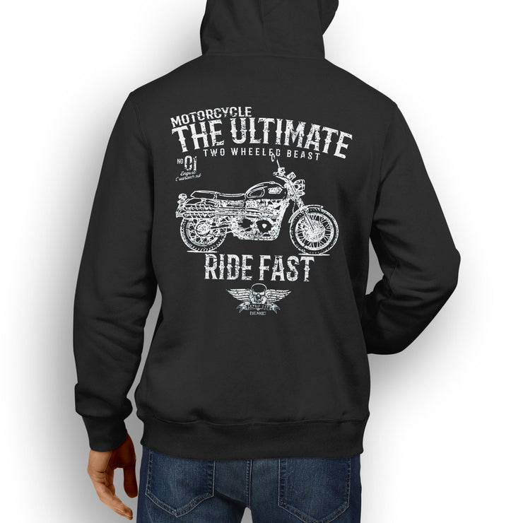 JL Ultimate Art Hood aimed at fans of Triumph Scrambler Motorbike