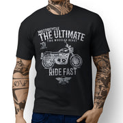 JL Ultimate Art Tee aimed at fans of Triumph Scrambler Motorbike