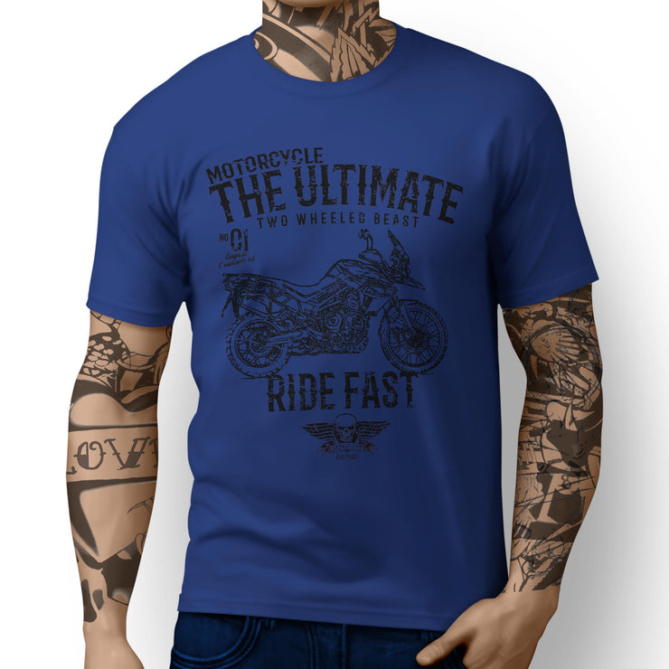 JL* Ultimate Illustration For A Triumph Tiger 800 XCA Motorbike Fan T-shirt