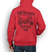 JL Ultimate Illustration For A Triumph Tiger Sport Motorbike Fan Hoodie