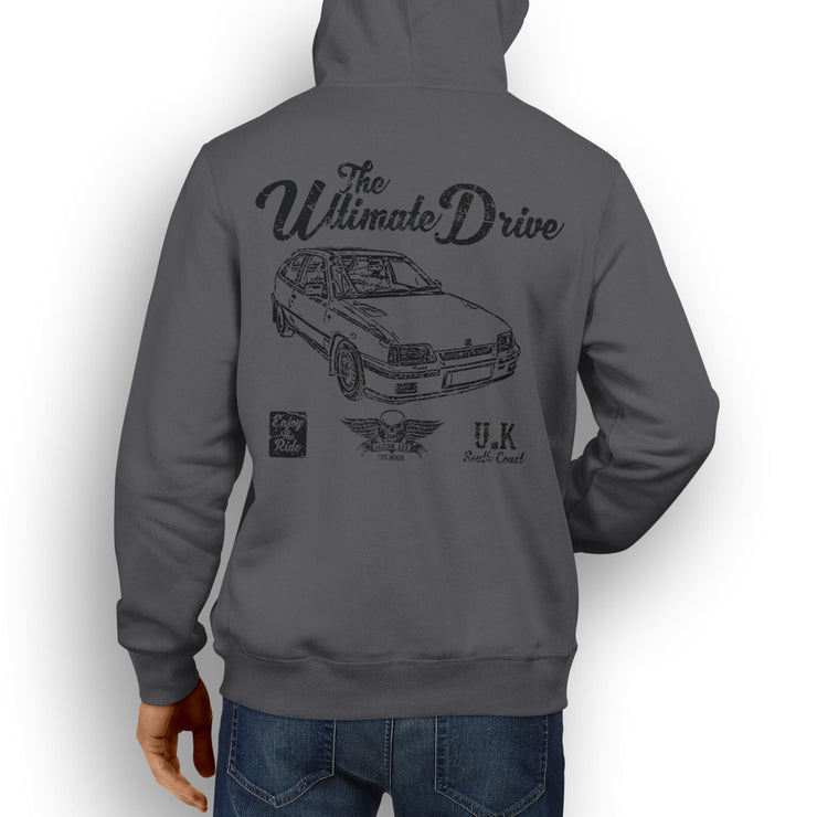 JL Ultimate Illustration For A Vauxhall Astra MK2 GTE Motorcar Fan Hoodie