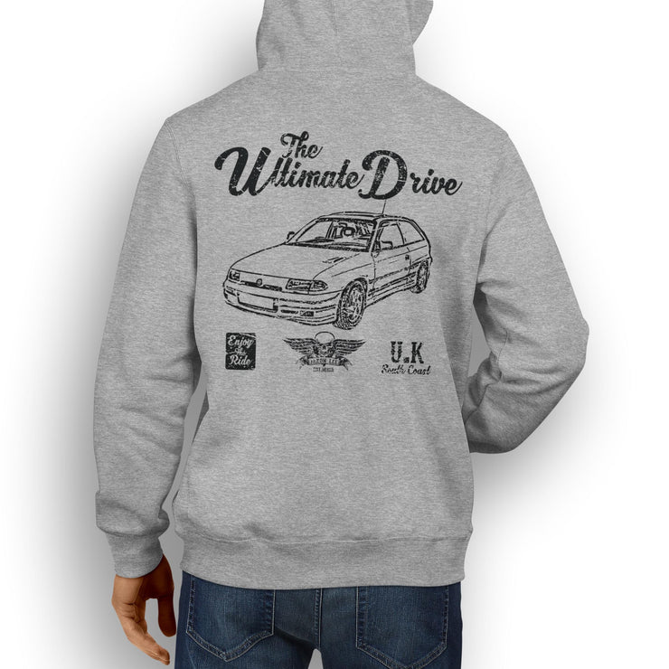 JL Ultimate Illustration For A Vauxhall Astra MK3 GSI Motorcar Fan Hoodie