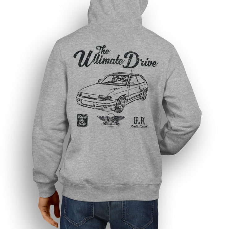 JL Ultimate Illustration For A Vauxhall Astra MK3 GSI Motorcar Fan Hoodie