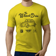 JL Ultimate illustration for a Volkswagen 1968 Beetle 1500 Limousine fan T-shirt