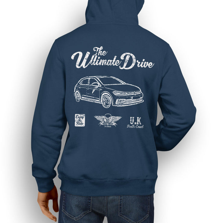 JL Ultimate Illustration For A Volkswagen Polo GTI Motorcar Fan Hoodie