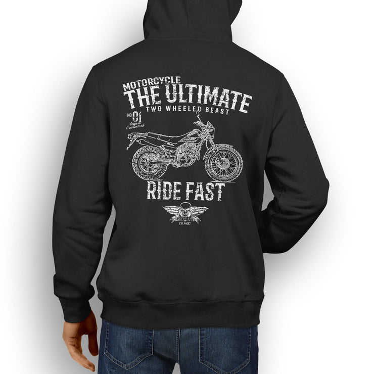JL Ultimate Illustration For A Yamaha TW200 Motorbike Fan Hoodie