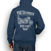 JL Ultimate Illustration For A Yamaha XJR1300 Motorbike Fan Hoodie