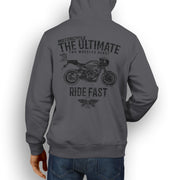 JL Ultimate Illustration For A Yamaha XSR900 Abarth Motorbike Fan Hoodie